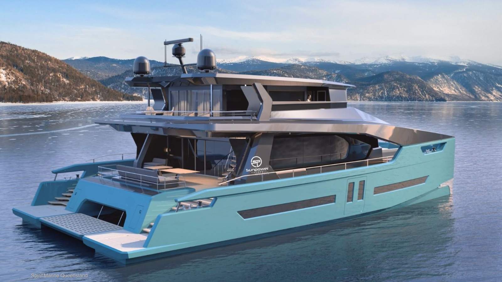 Sunpower Yachts ALVA SOLAR-E 90 Enclosed