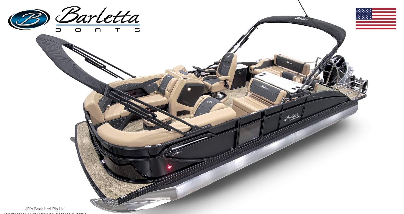 Barletta Pontoon Boats Cabrio 24 Ultra Entertainer