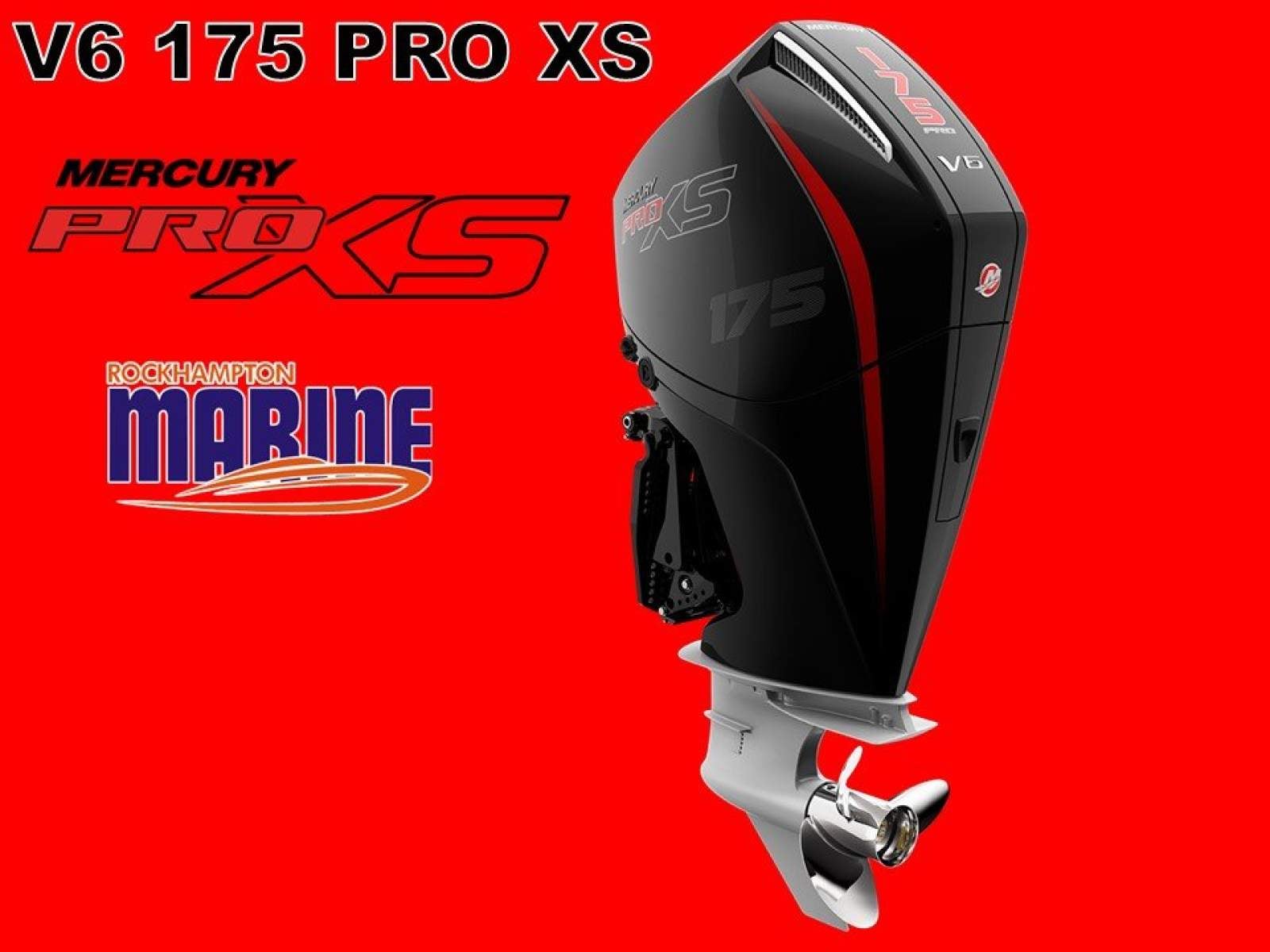175hp PRO-XS V6 DTS Mercury Four Stroke Outboard Motor - SALE ON NOW!!!!