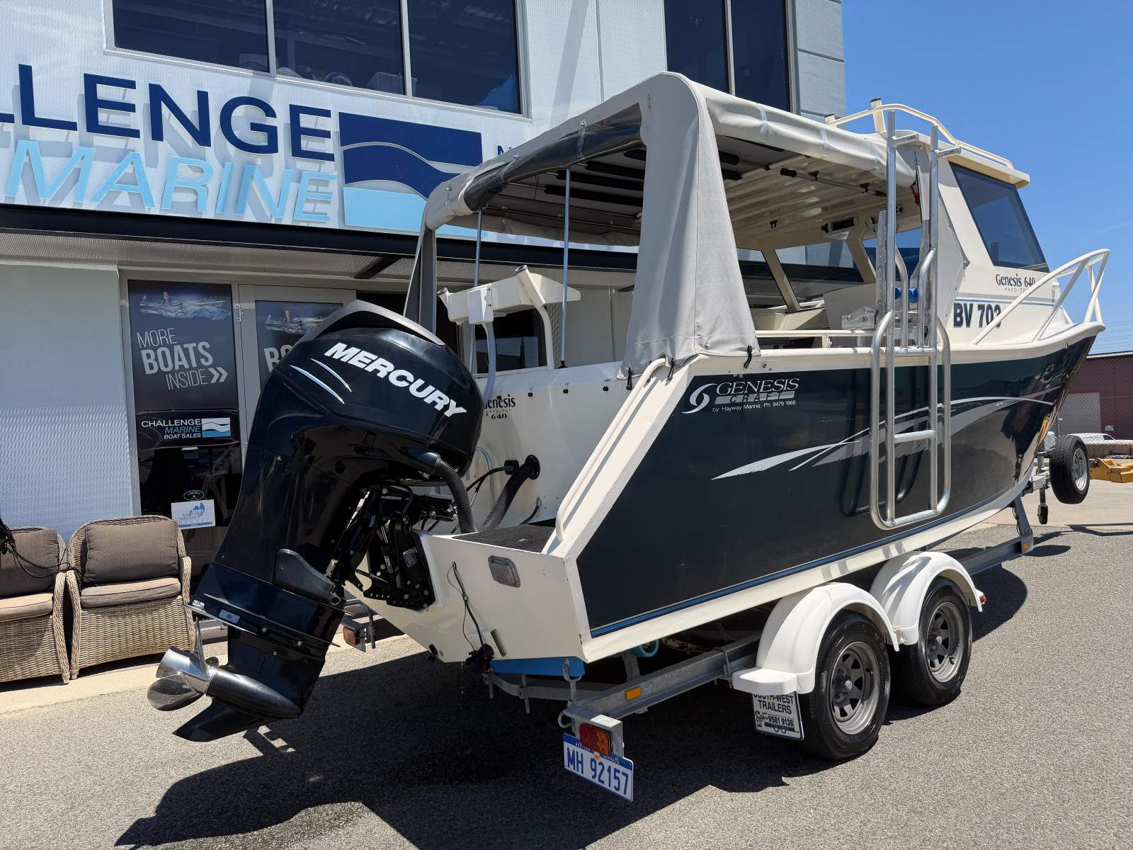 Genesis 640 HT 2014 Mercury 175 - 2021 Trailer