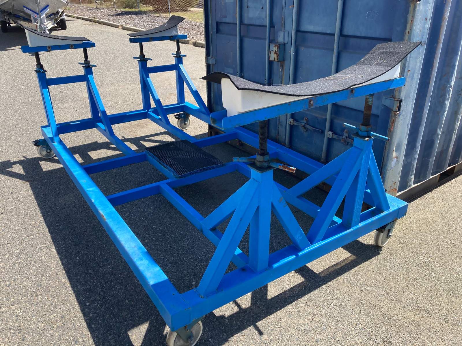 Yacht Sports Boat Yard Cradle Hard Stand As New !