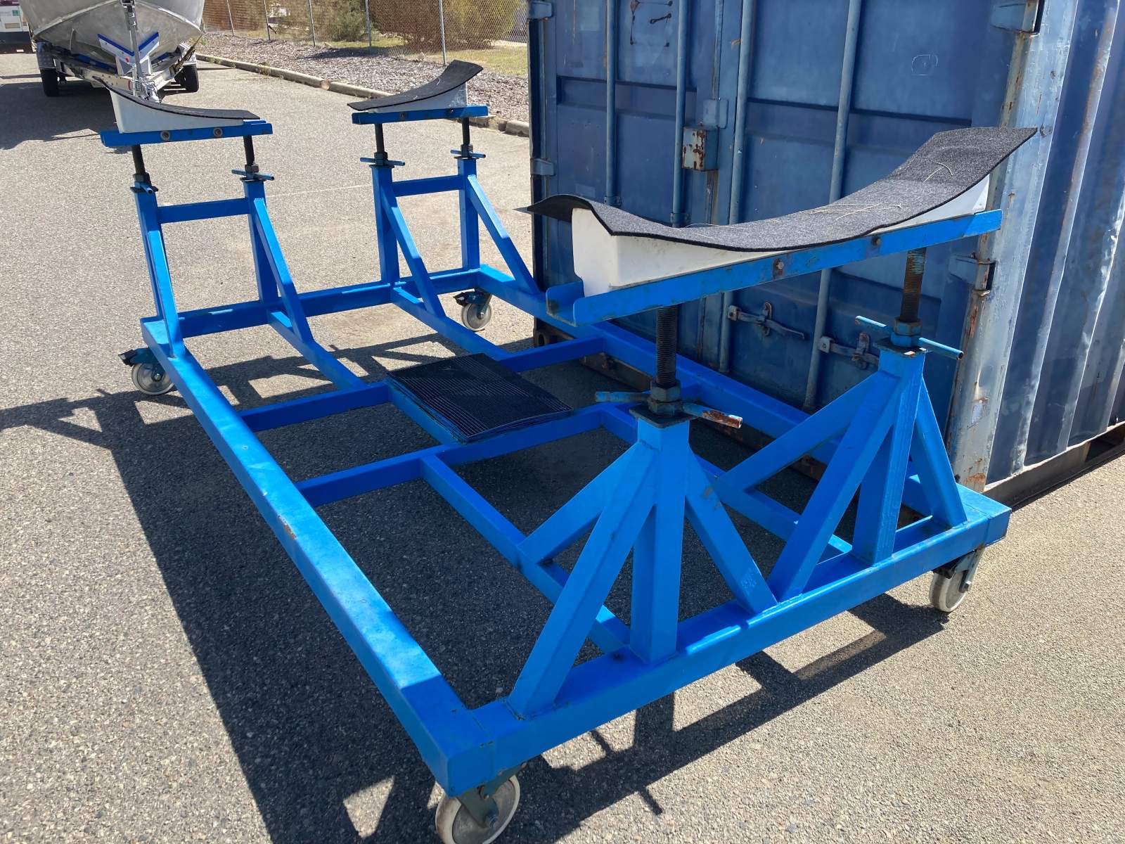 Yacht Sports Boat Yard Cradle Hard Stand As New !