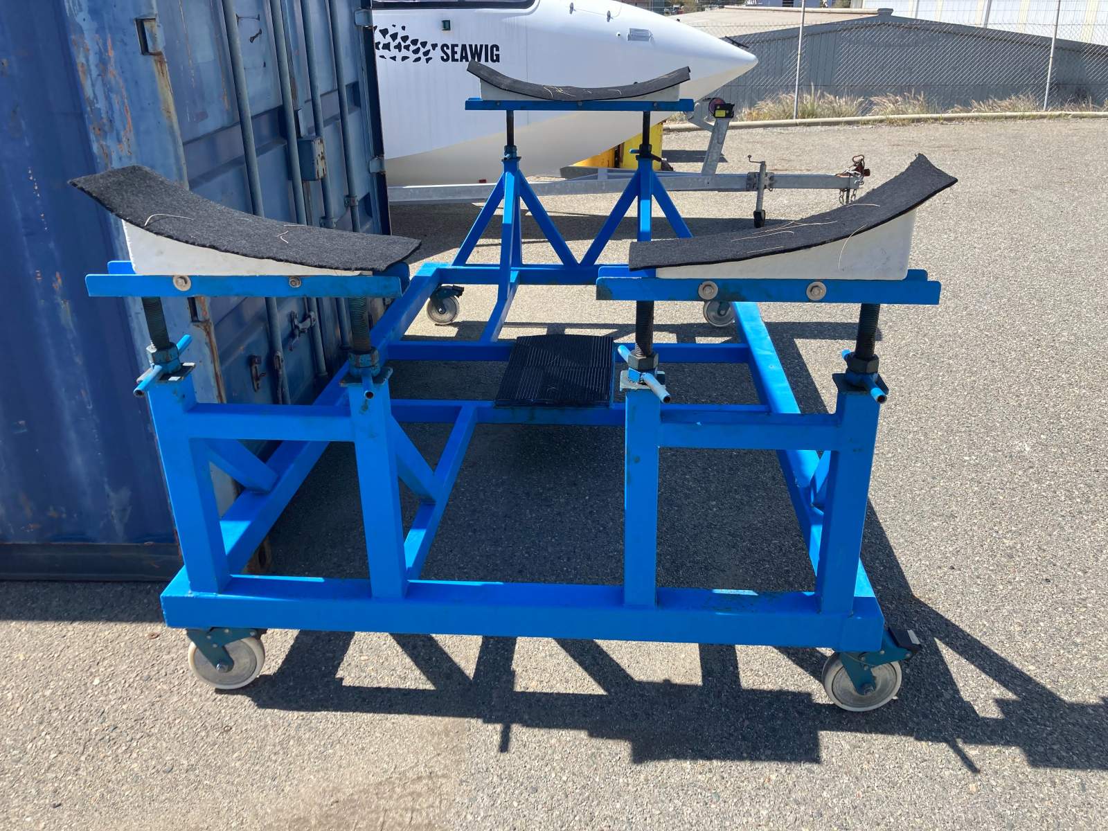 Yacht Sports Boat Yard Cradle Hard Stand As New !