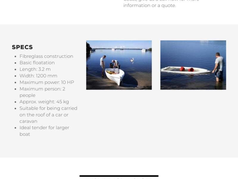 Lifestyle 3.2m Dinghy