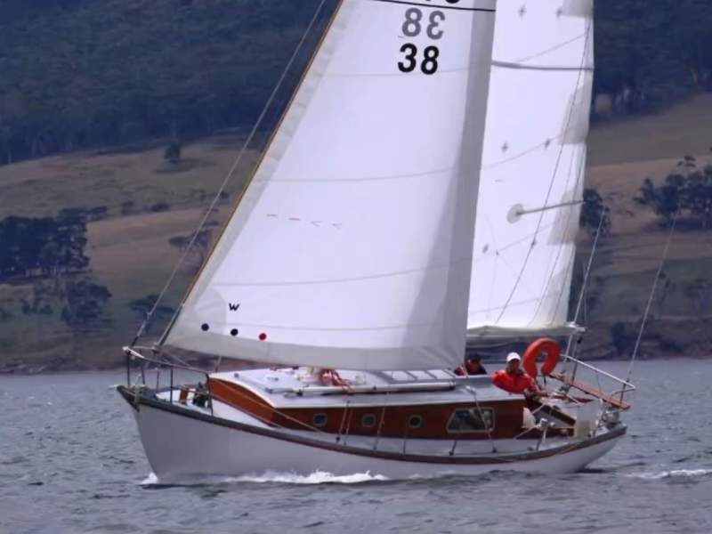 North Sea 31 Huon Pine Sloop "HERMOINE of the Derwent"