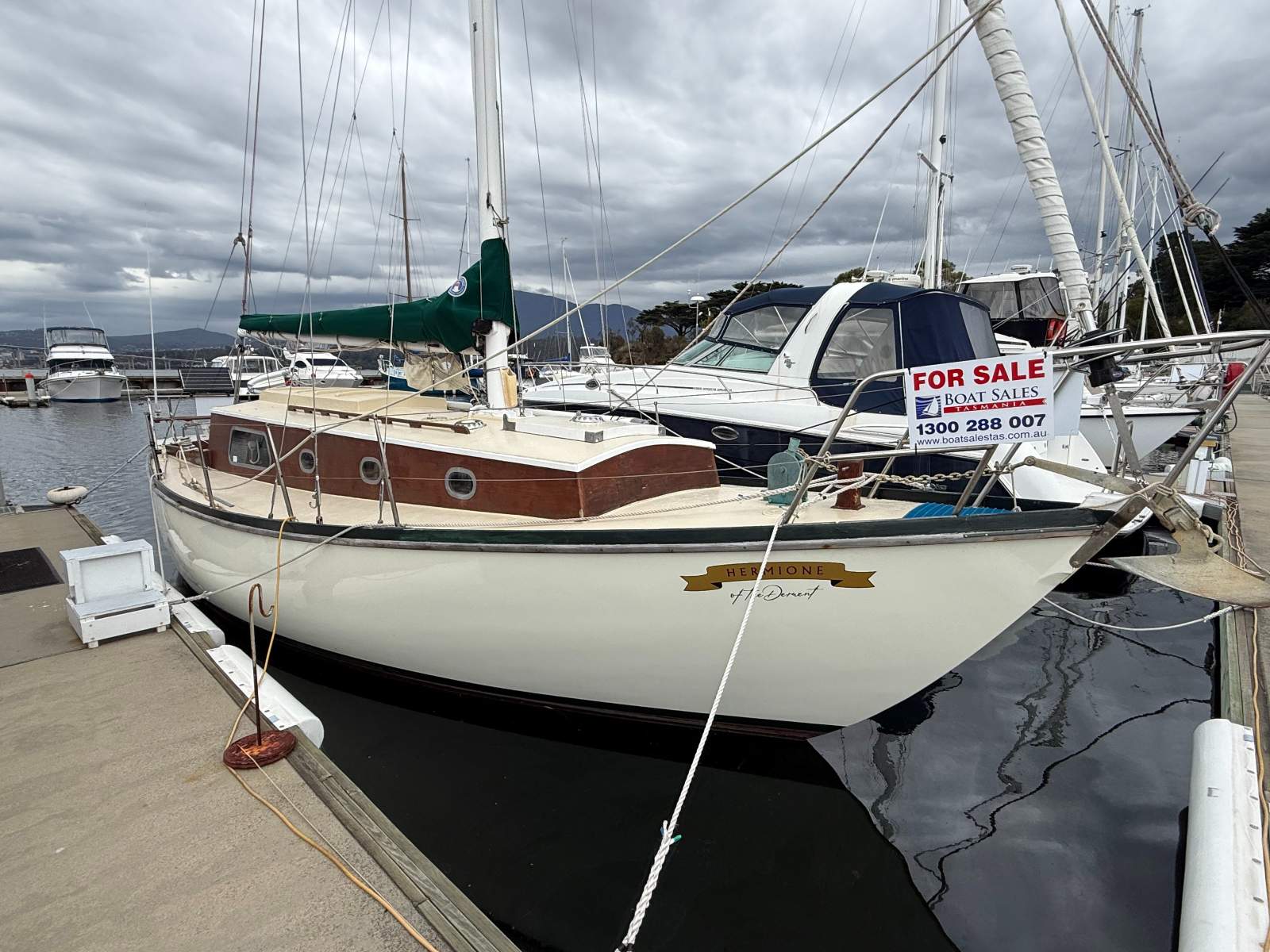 North Sea 31 Huon Pine Sloop "HERMOINE of the Derwent"