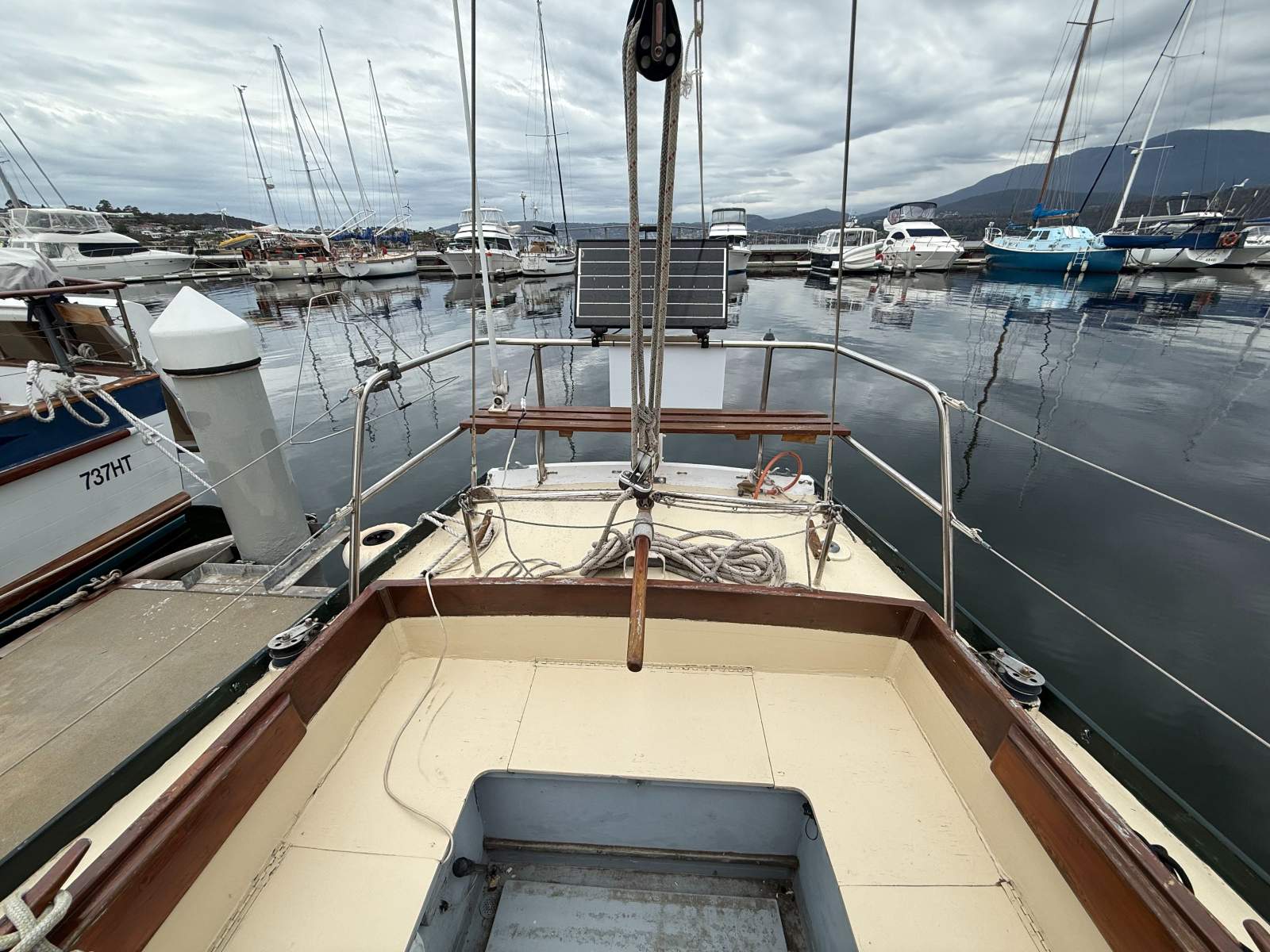 North Sea 31 Huon Pine Sloop HERMOINE of the Derwent