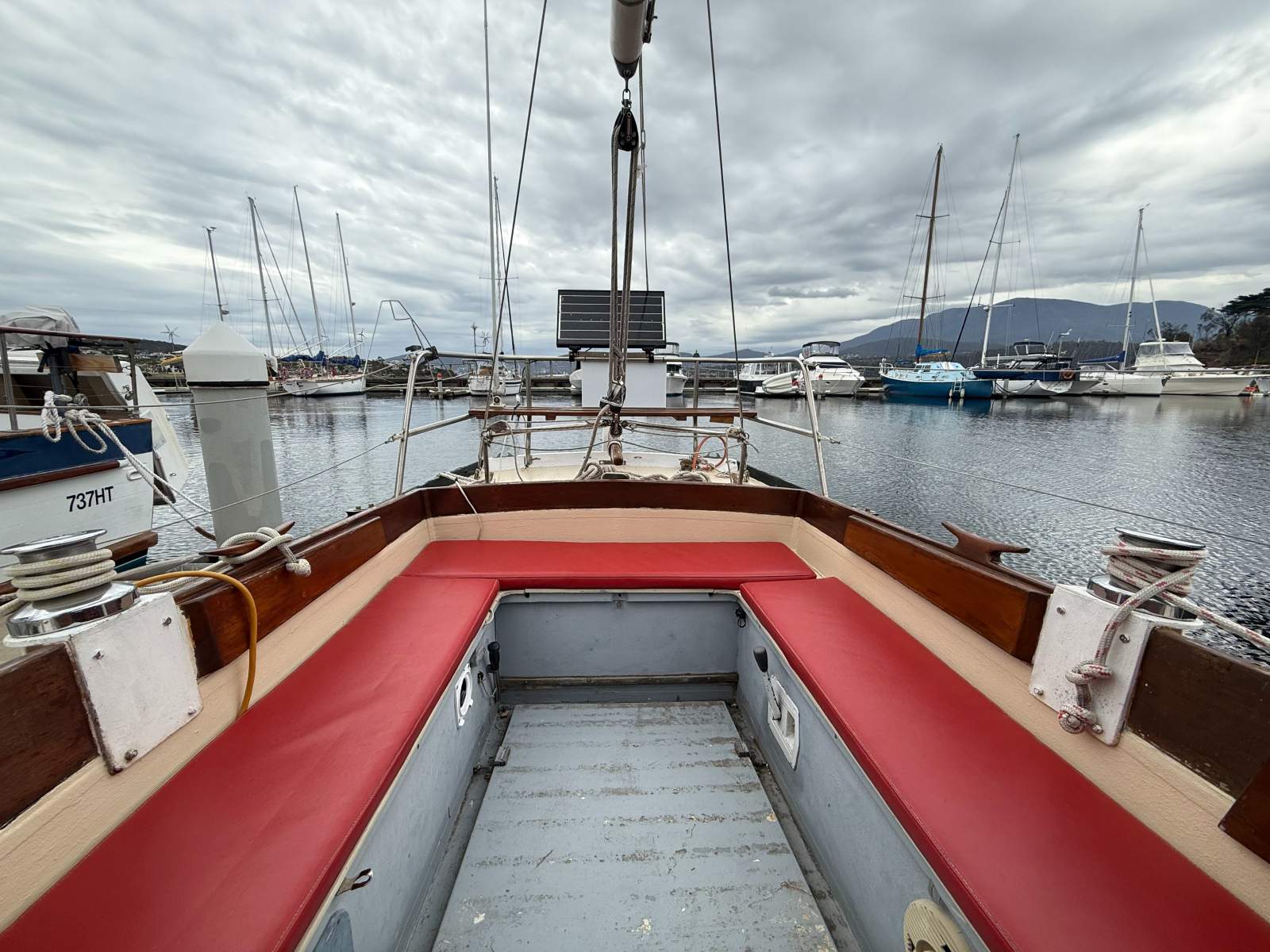 North Sea 31 Huon Pine Sloop HERMOINE of the Derwent