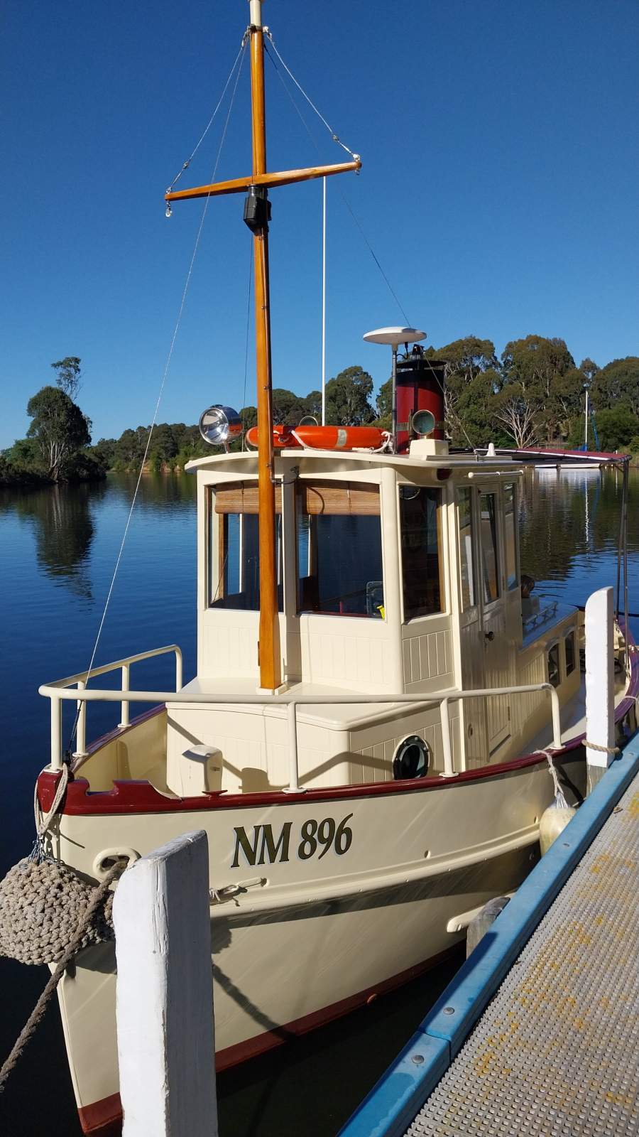 2011 Huon pine custom built replica Tug Boat