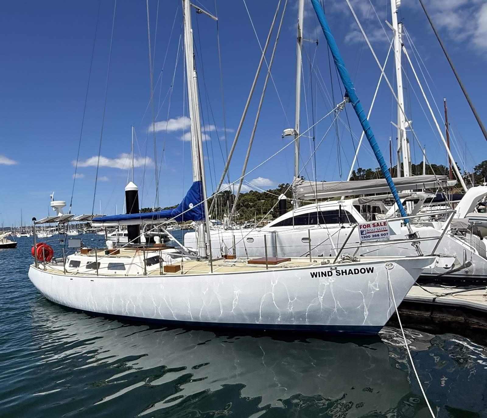 Adams 40 Custom Design "Wind Shadow" - Blue Water cruising yacht