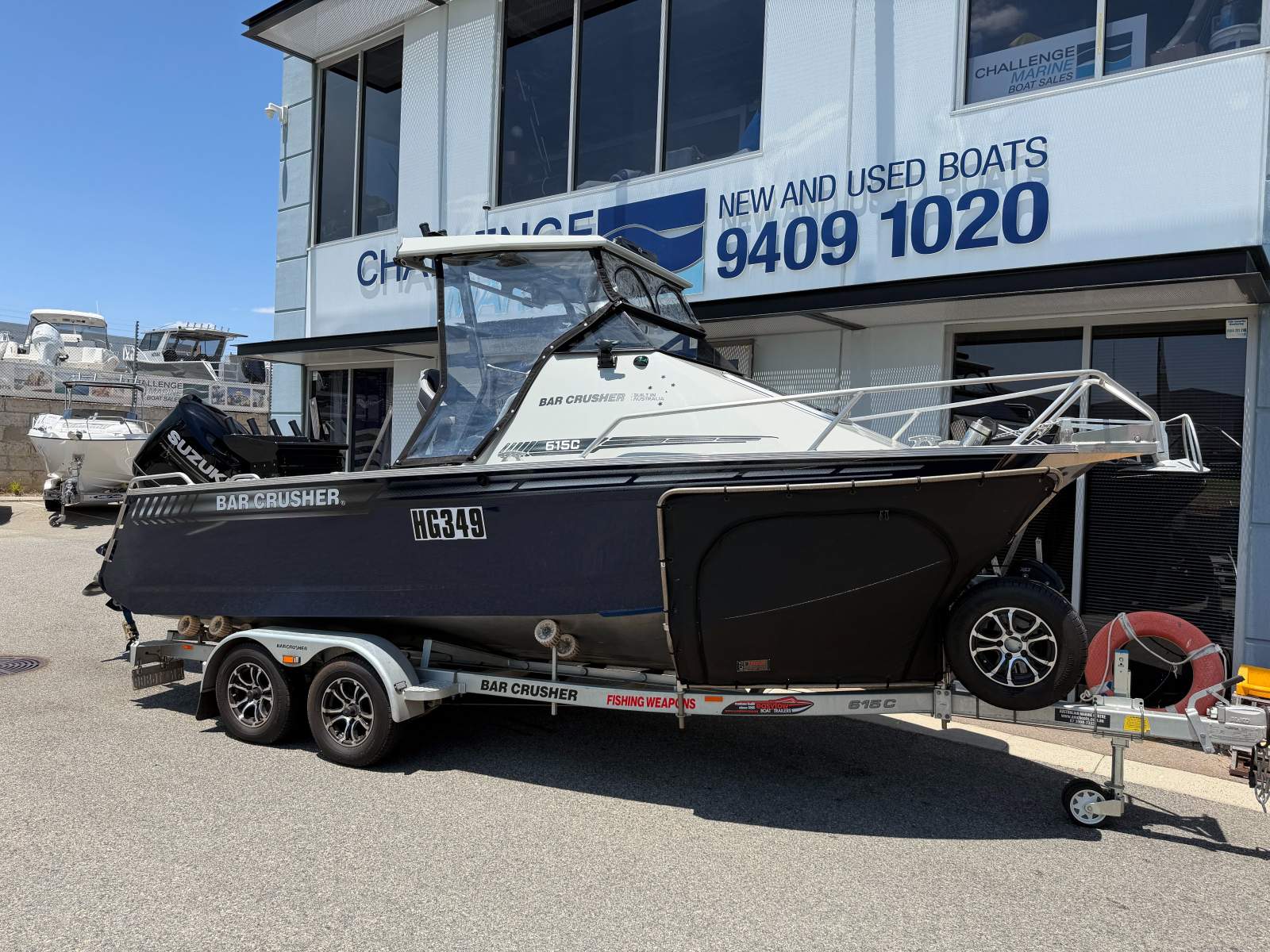 Bar Crusher 615C With Suzuki 150HP 4 Stroke only 35 Hours!!