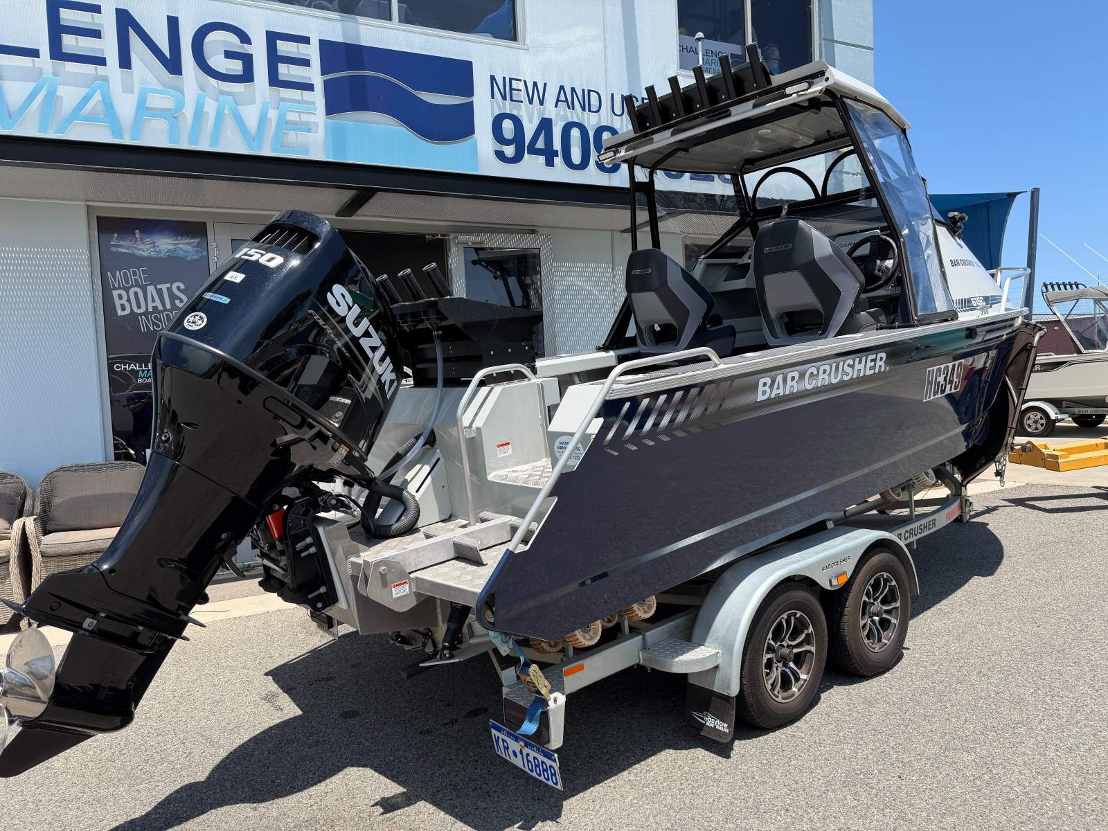 Bar Crusher 615C With Suzuki 150HP 4 Stroke only 35 Hours!!