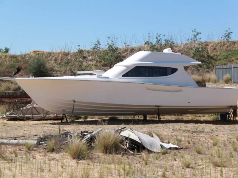 Key West 55 Sportsfisher Stage One Construction