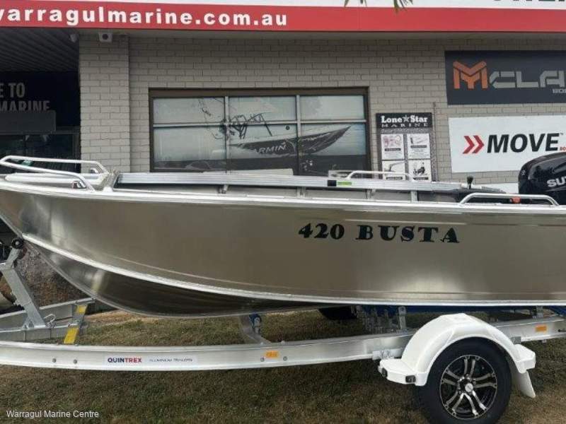 Quintrex 420 Busta EXTRUDED SIDE DECKS