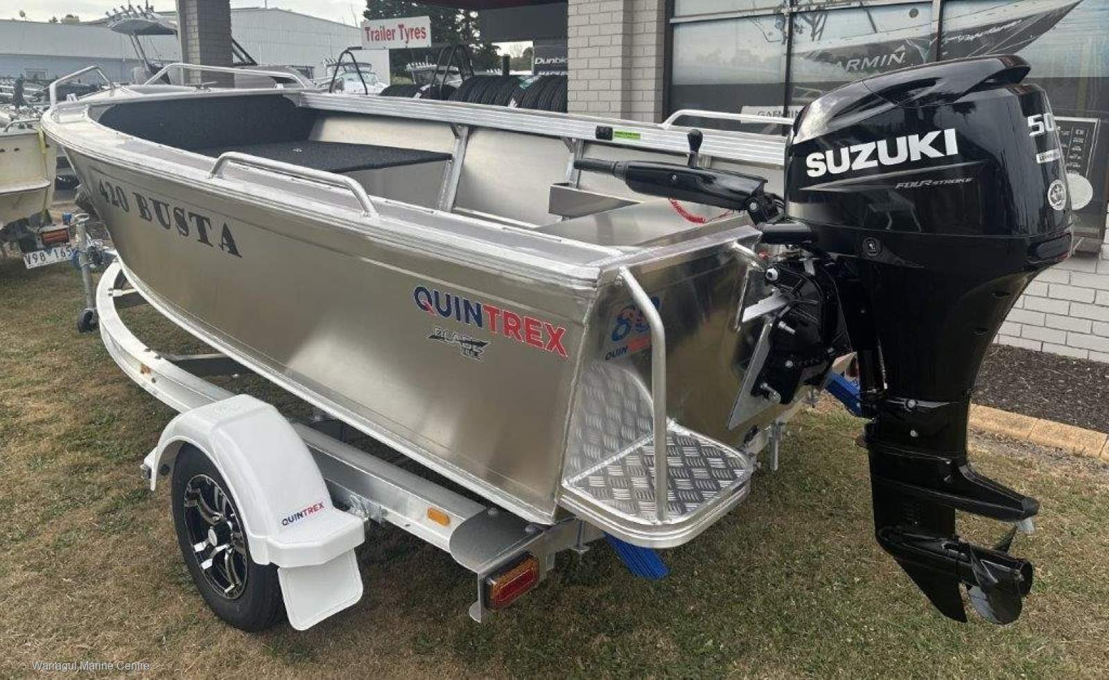 New Quintrex 420 Busta EXTRUDED SIDE DECKS