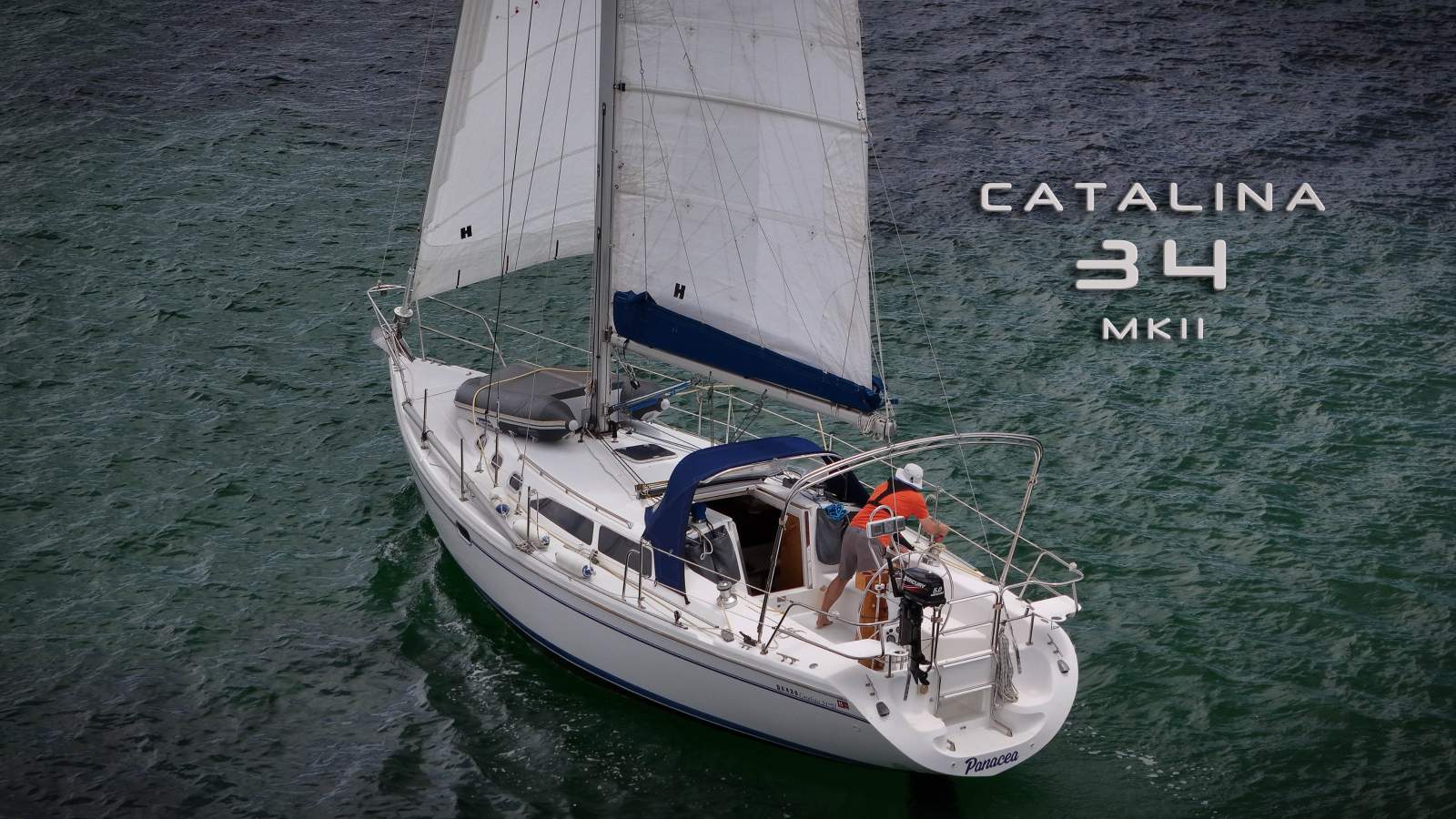 Catalina 34 MK II ~ Shoal draft 1.3m, Hinged mast