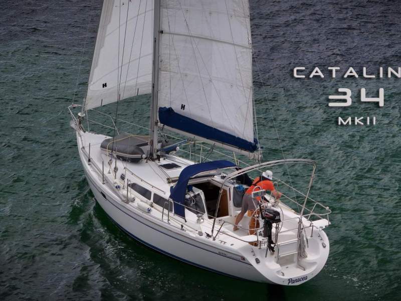 Catalina 34 MK II ~ Shoal draft 1.3m, Hinged mast