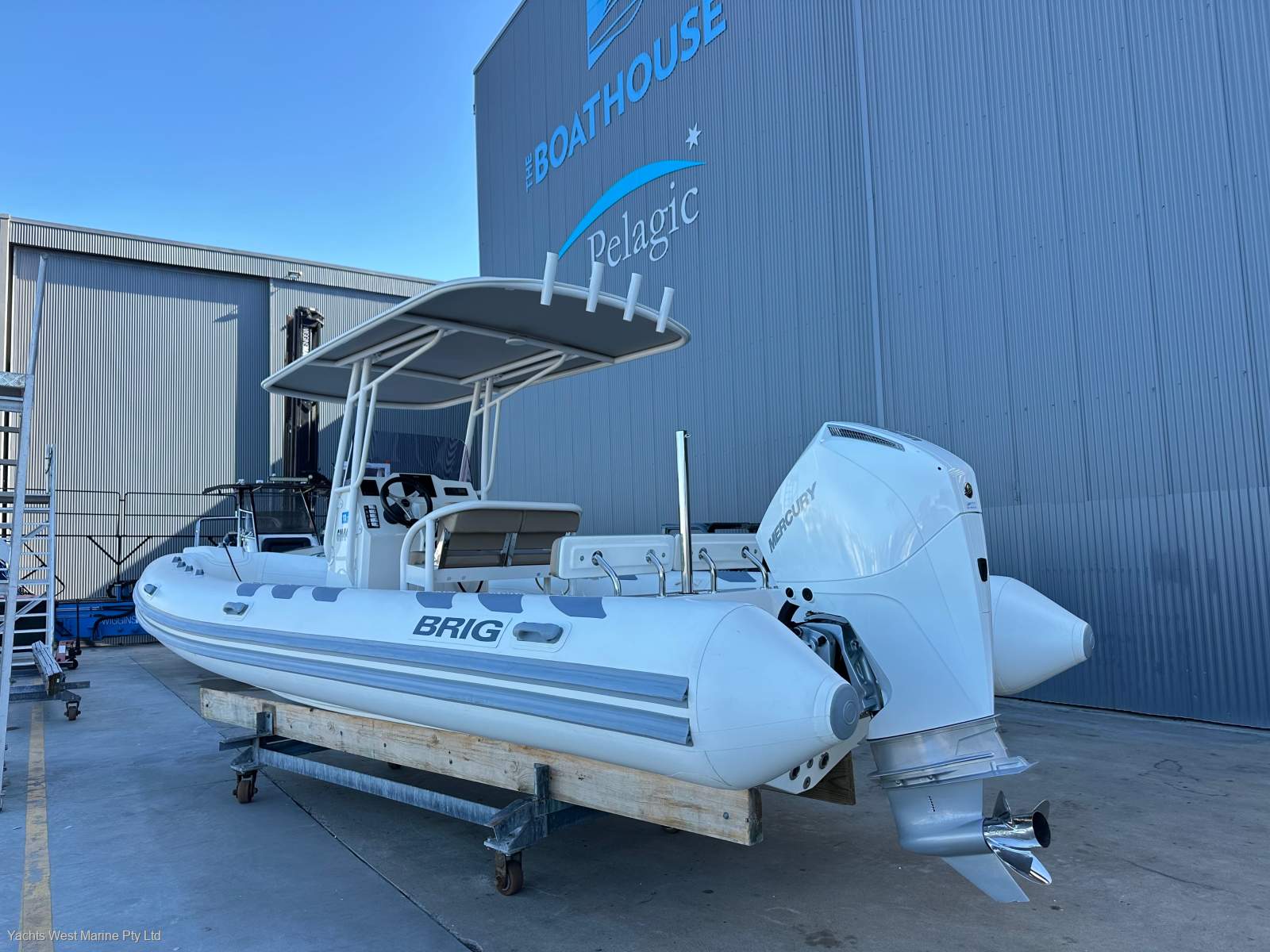 Brig Navigator 730 " BOAT HOUSE RACKING AVAILABLE ":BRIG 730 by YACHTS WEST ph 9335 7788