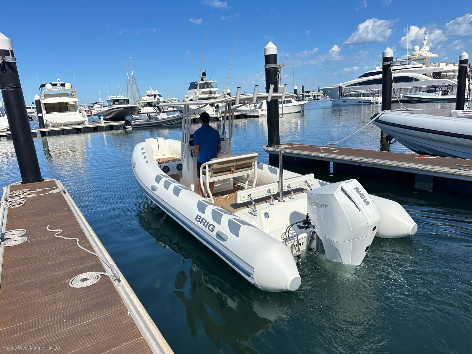 Brig Navigator 730 " BOAT HOUSE RACKING AVAILABLE ":BRIG 730 by YACHTS WEST ph 9335 7788