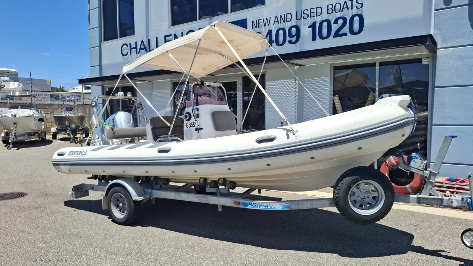 Brig Navigator 610 With 2016 Honda 100HP 4-Stroke (200 Hours)