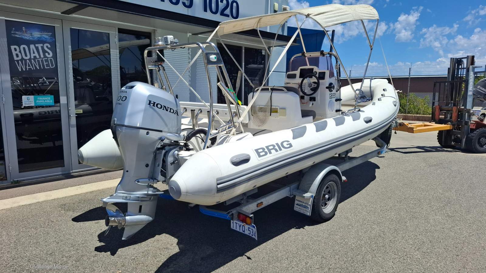 Brig Navigator 610 With 2016 Honda 100HP 4-Stroke (200 Hours)