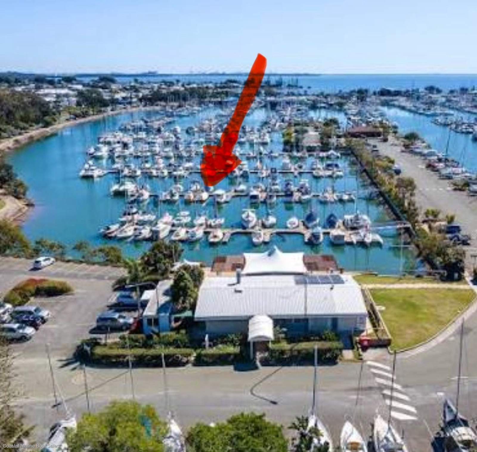 Rare 9m blow on berth at Wynnum Manly Yacht Club