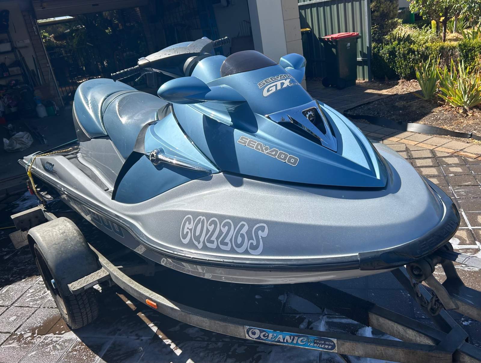 Sea-Doo GTX 215 Registered Trailer and JetSki Cover