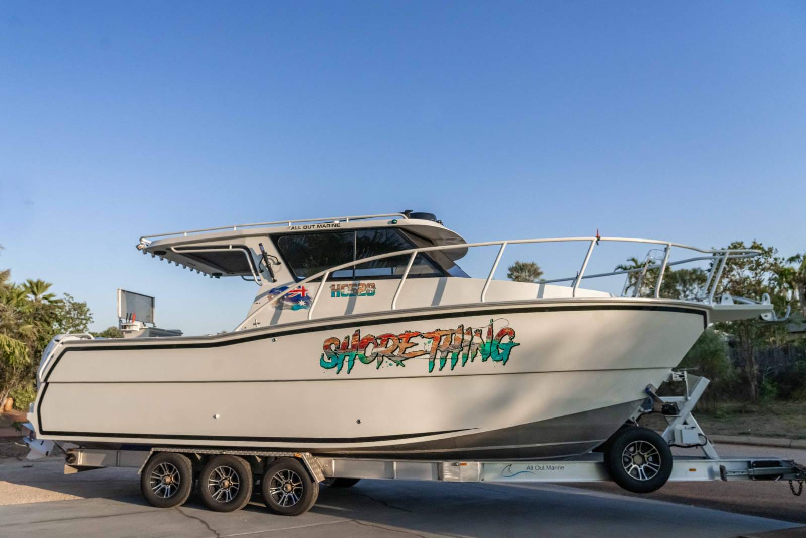 8.5m Aluminium Hardtop