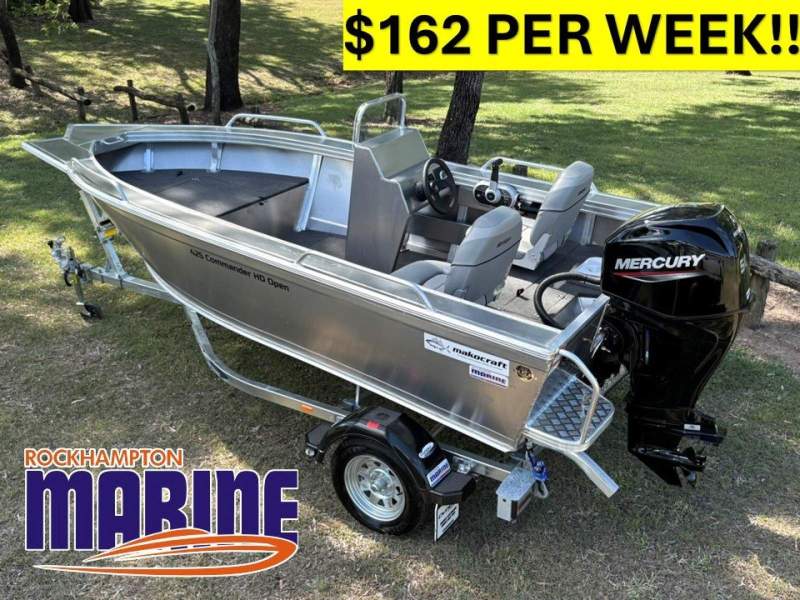 Makocraft Commander 425 Hd Open Side Console B, M, T PACKAGE FROM ROCKHAMPTON MARINE!!