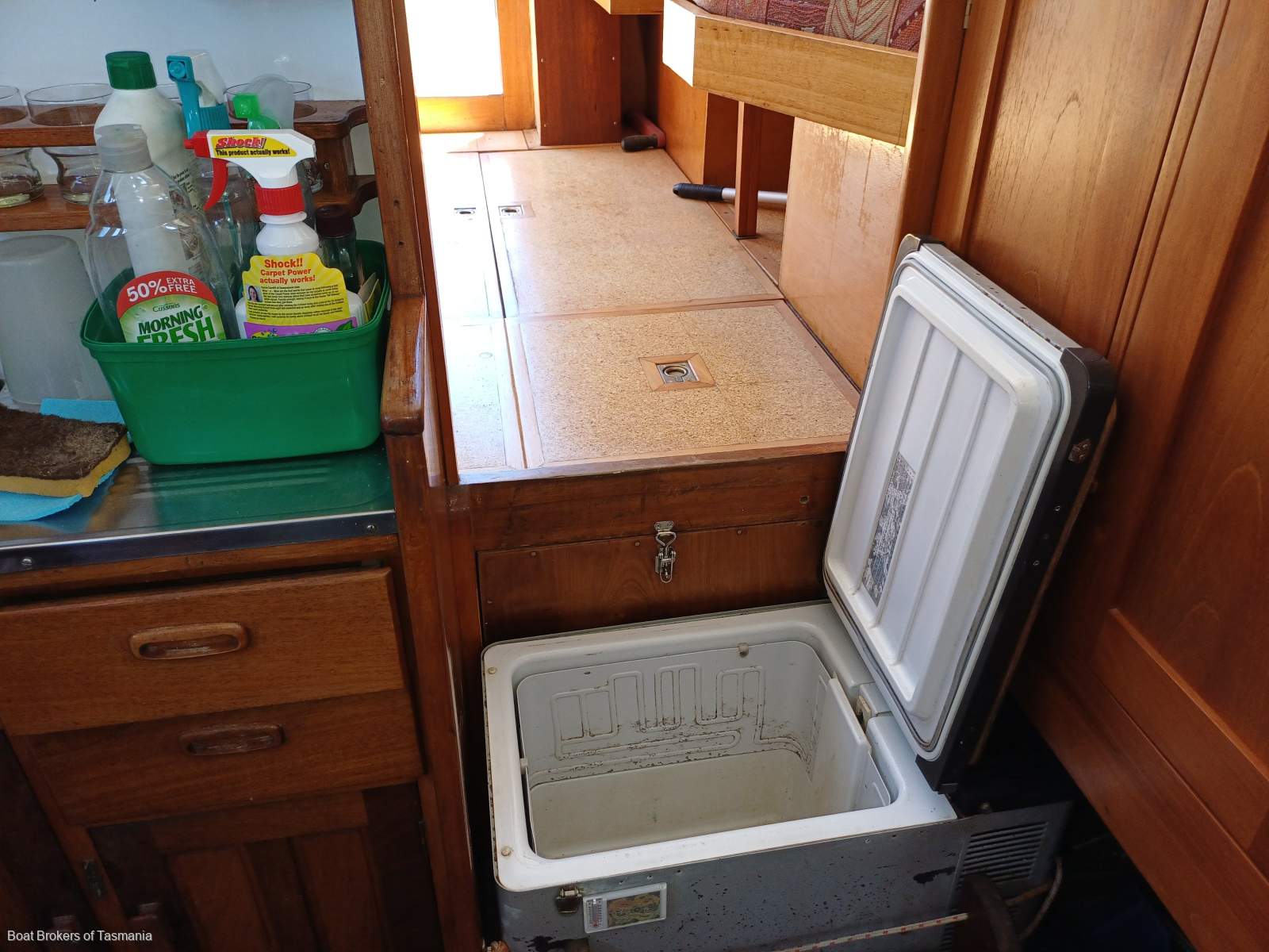 ALCAIRO Wilson Bros Pilothouse Motor Sailer Boat Brokers of Tasmania