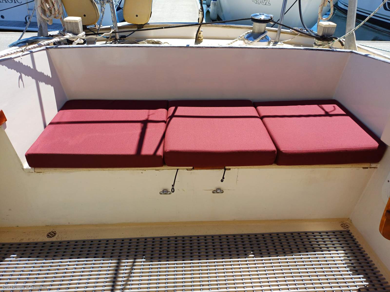 ALCAIRO Wilson Bros Pilothouse Motor Sailer Boat Brokers of Tasmania