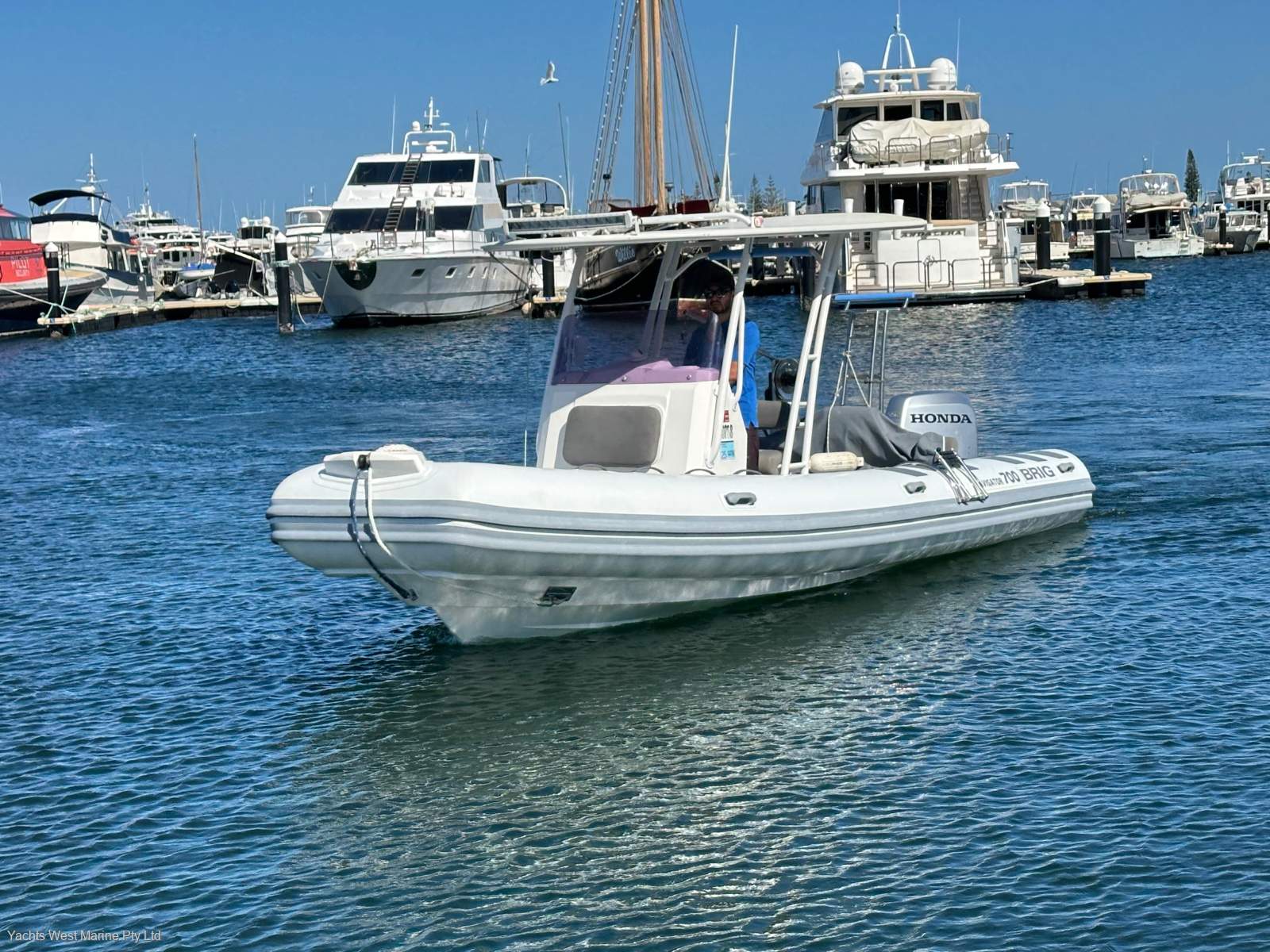 Brig Navigator 700 " JUST DETAILED ":BRIG 700 Navigator by YACHTS WEST ph 9335 7788