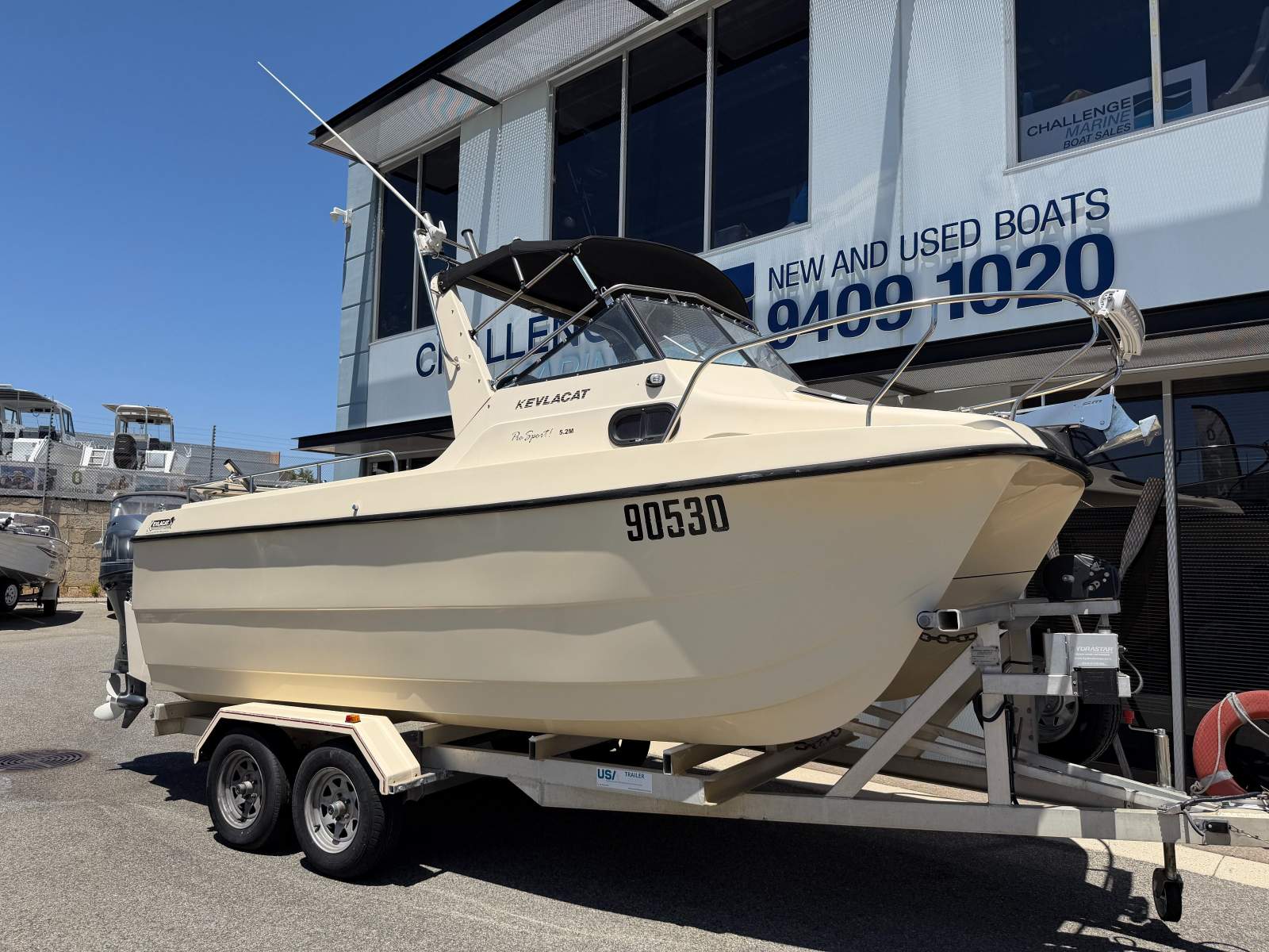 Kevlacat Pro Sport 520 with Twin 2021 Yamaha 70HP 4 Strokes