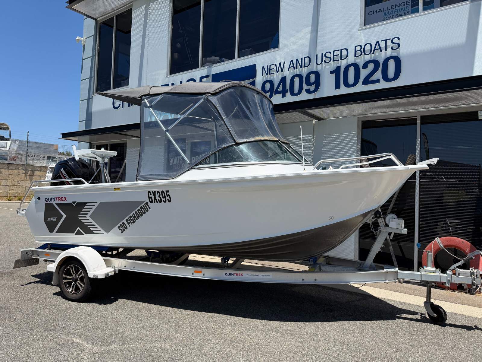 Quintrex 520 Fishabout With Mercury 115HP 4-Stroke
