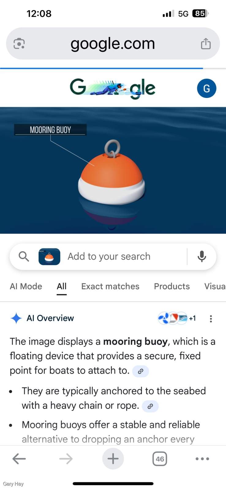 Mooring 30 Ton Shute Harbour