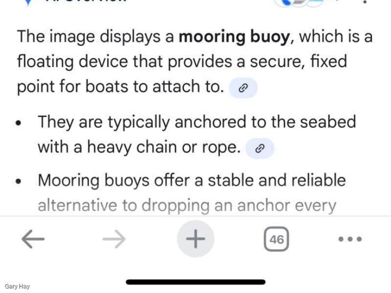 Mooring 30 Ton Shute Harbour