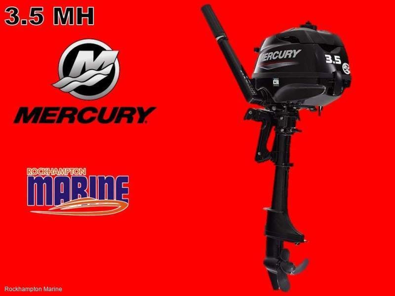 MERCURY 3.5HP FOUR STROKE SHORT SHAFT MANUAL START TILLER STEER OUTBOARD