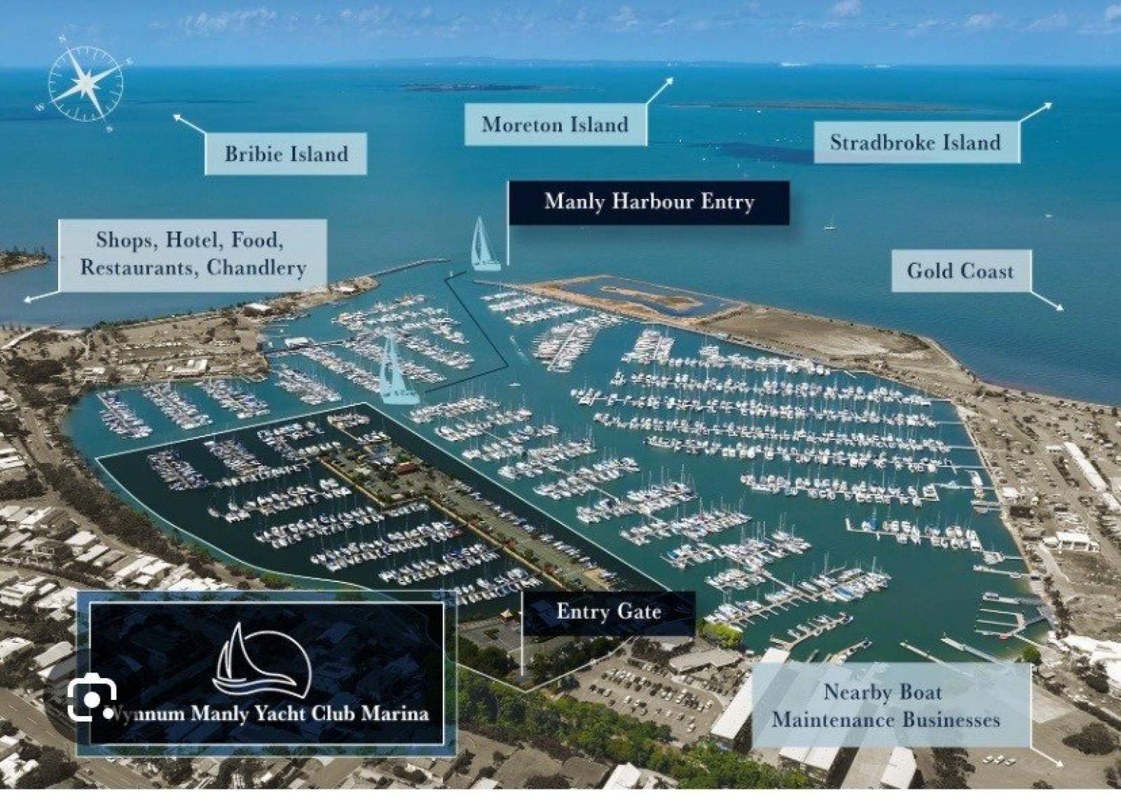 12 meter catamaran berth or 2 X 12 meter mono berths for sale at WMYC