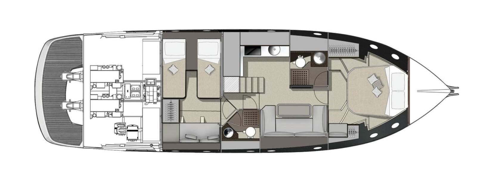 MILANO Cranchi M 44 HT Boat Brokers of Tasmania