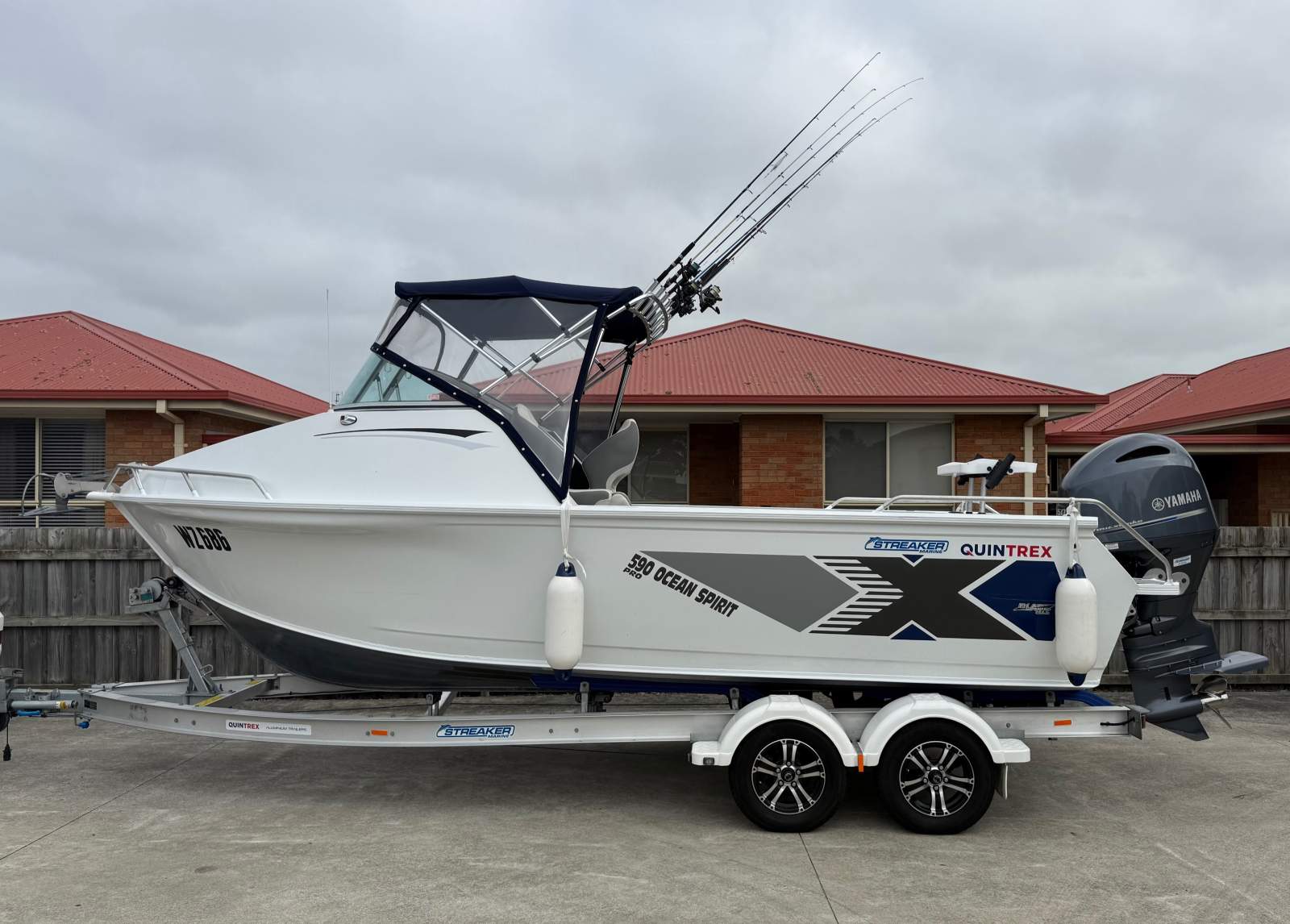 Quintrex 590 Ocean Spirit Pro With 150 Yamaha motor