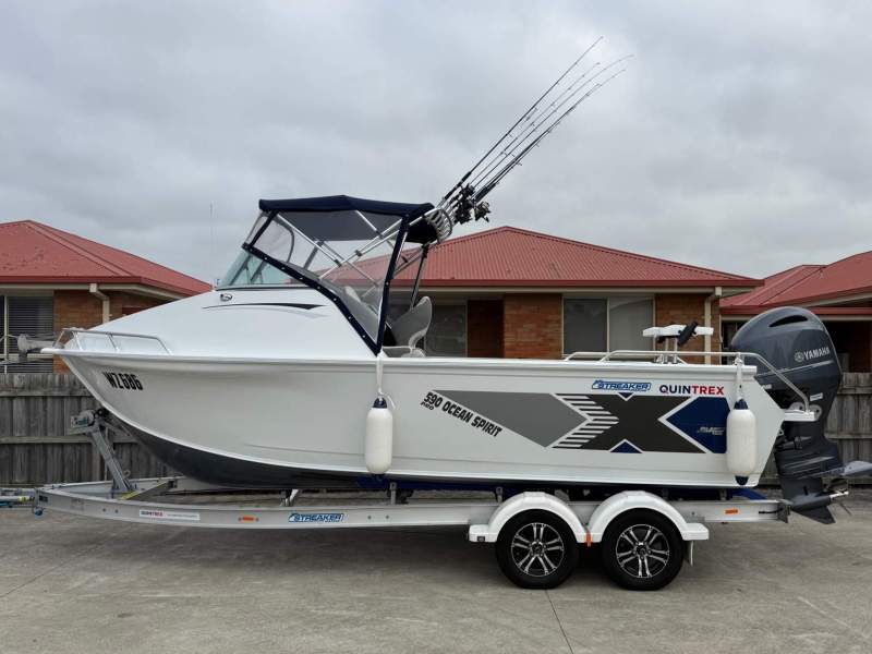 Quintrex 590 Ocean Spirit Pro With 150 Yamaha motor