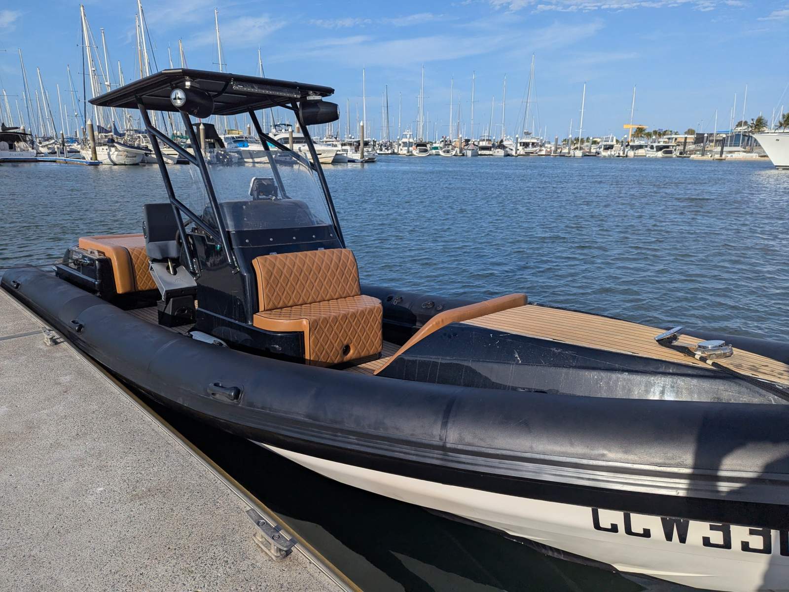 Peter James custom racing RIB