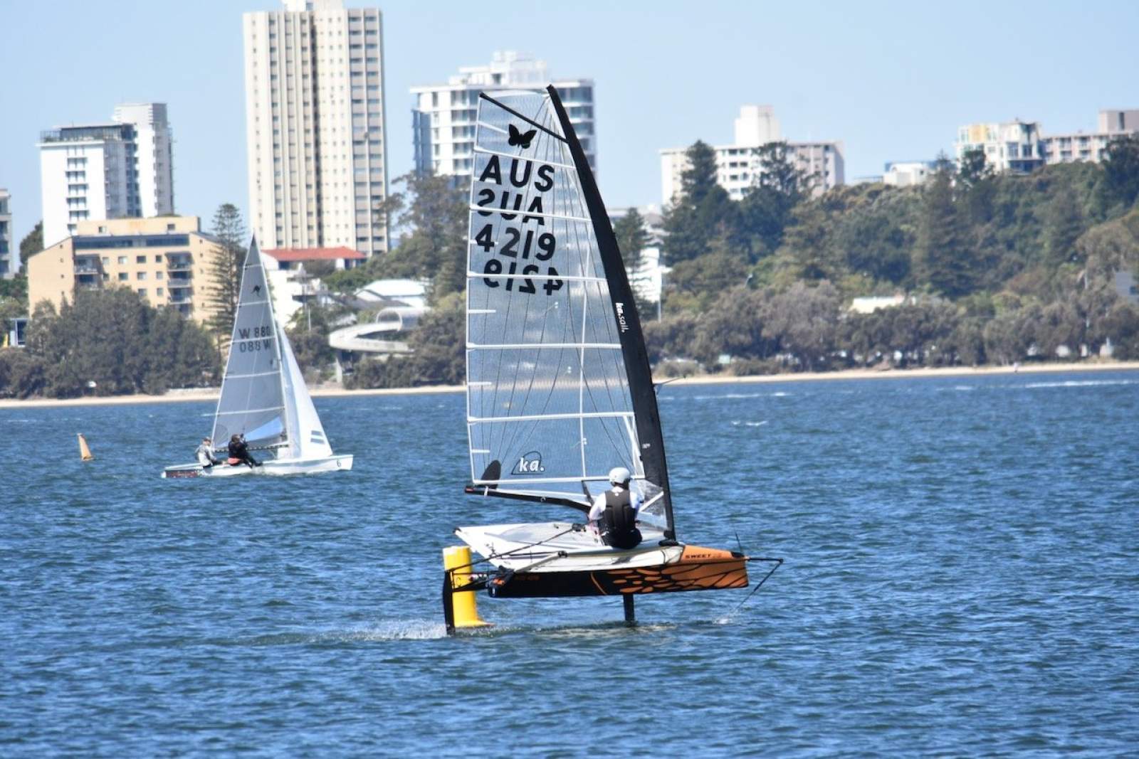 Moth Mach 2.3 Foiler:Sail pictured here has been sold