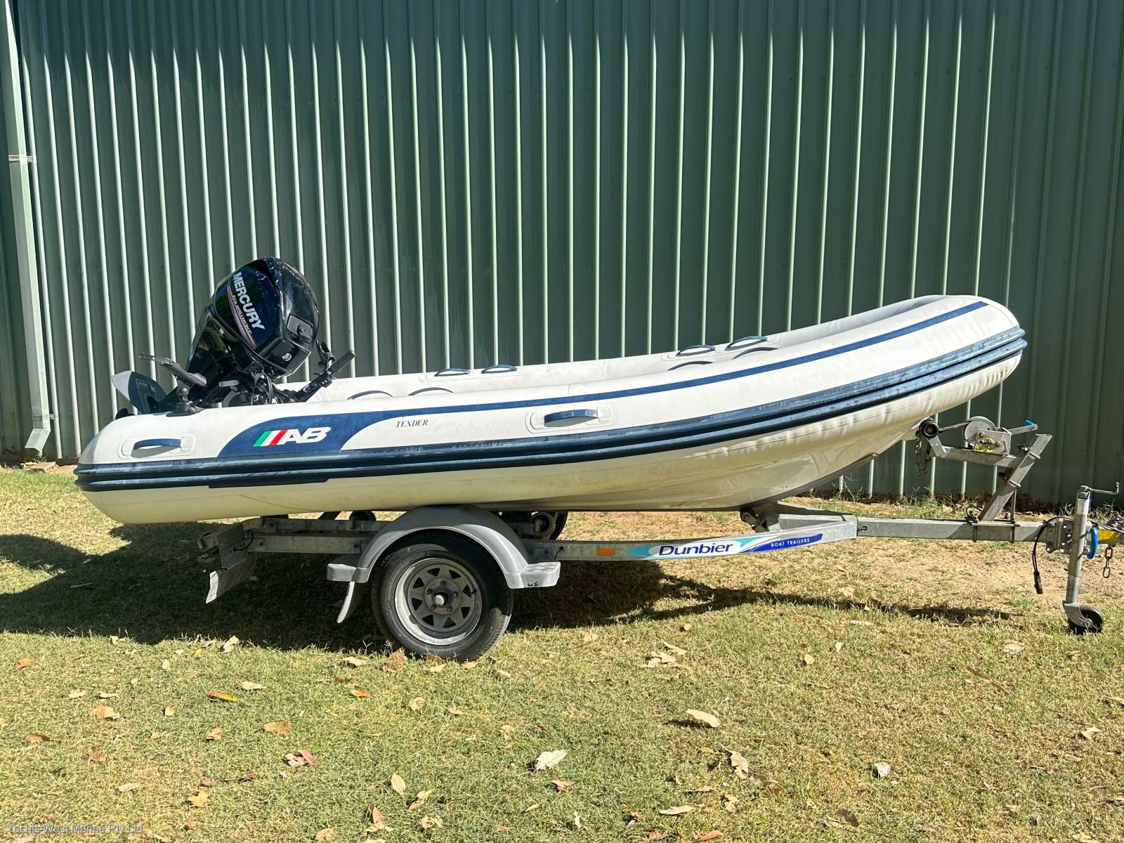 AB Inflatables Lammina AL 13 on Trailer