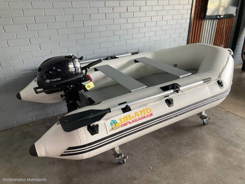 Island Inflatables Island Airdeck IA200 + Tohatsu 6hp Four Stroke