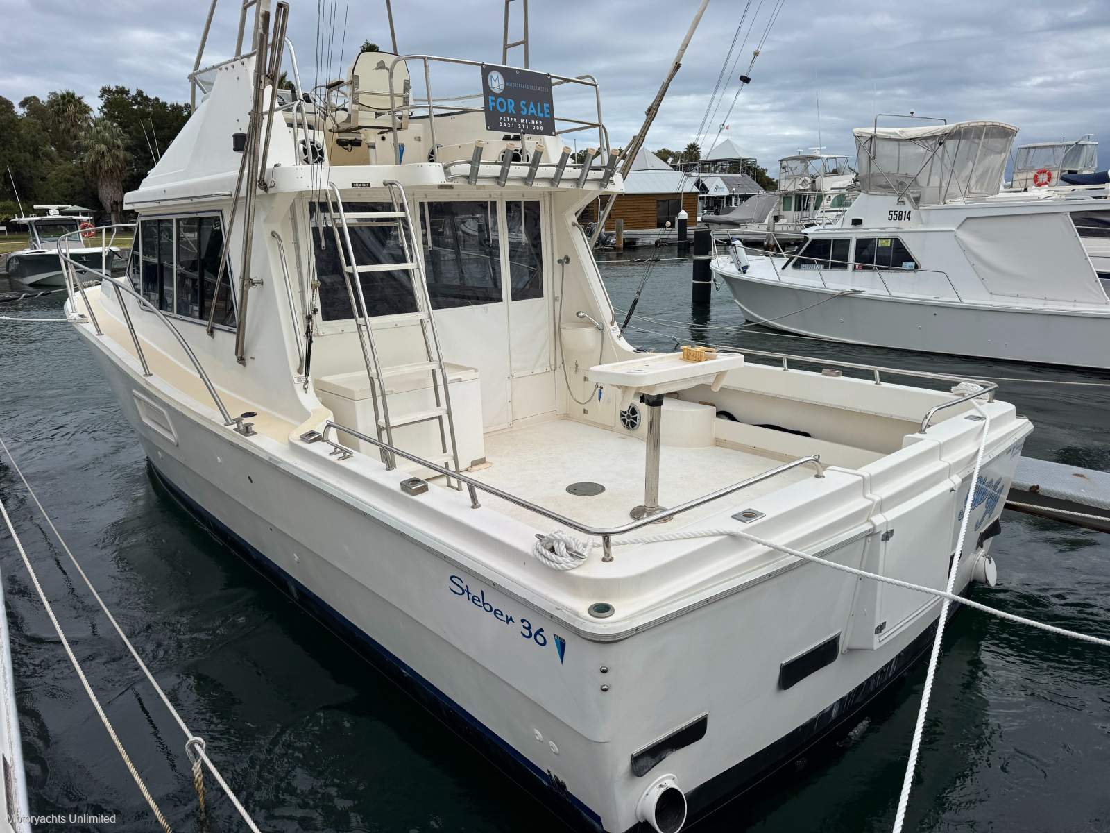 Steber 36 Flybridge Major Refit 2016 with only 997 hrs on yanmar 6LPAs