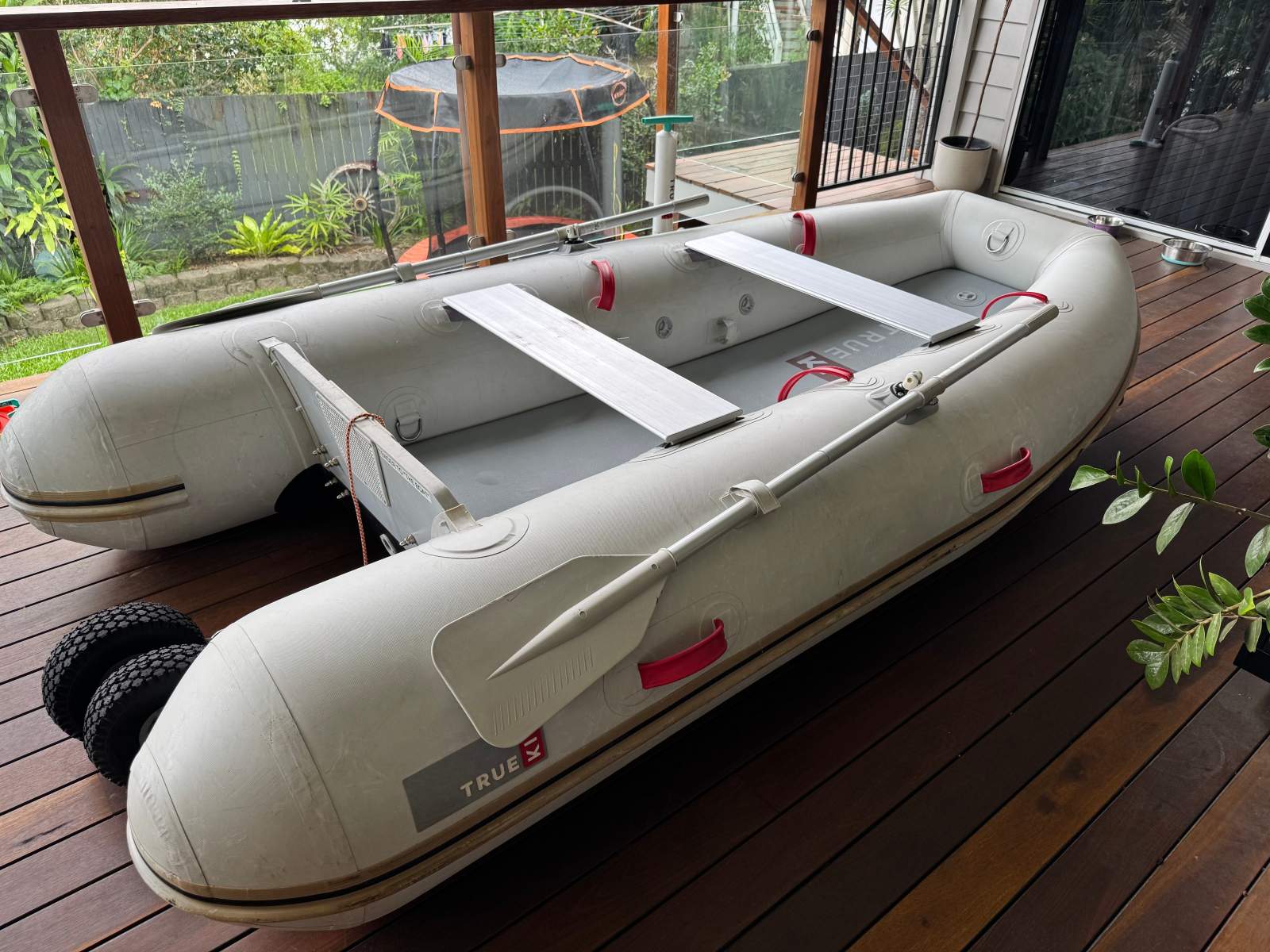 True Kit Navigator 300 including 2023 Mercury 6hp four stroke outboard