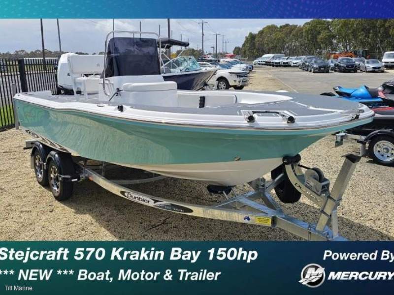 Stejcraft 570 Krakin Bay BMT Mercury 150hp