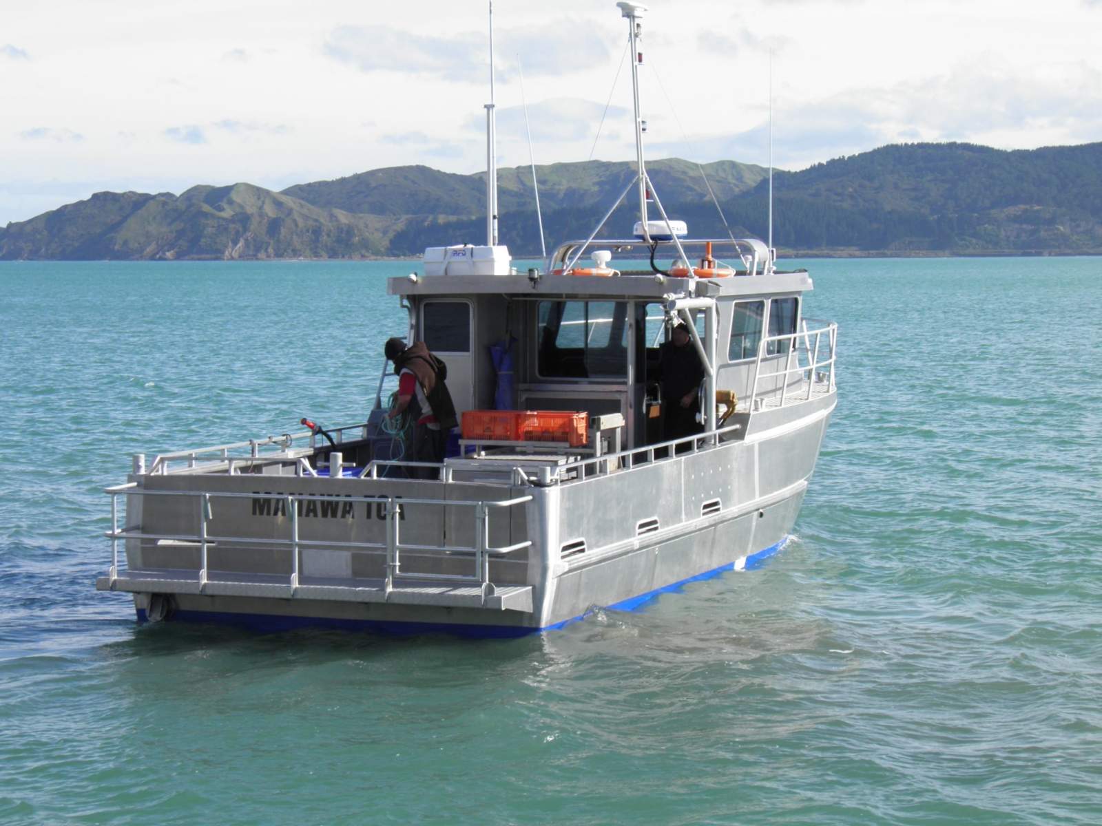 Mcbride Design, Profab Build Aluminium Vessel