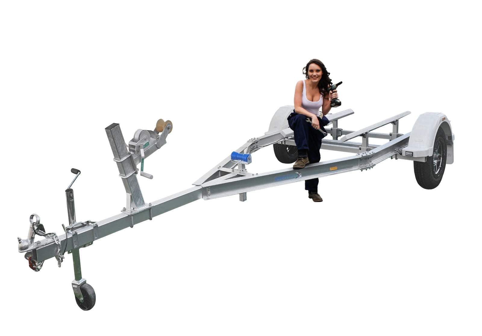 Wahoo Aluminium Boat Trailers - to suit up to 4.2m Boats